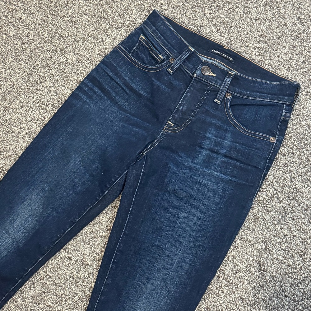 Women's Lucky brand Ava Mid Rise Skinny Blue Jeans - Picture 3 of 8